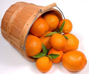Cesto d'arance siciliane